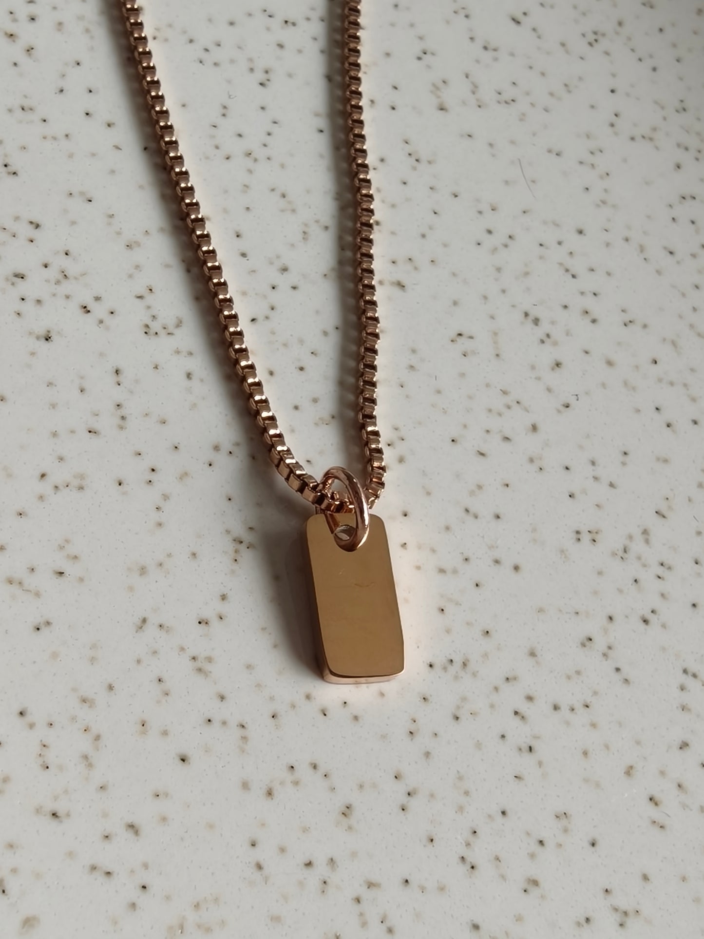 Mini Tag Pendant - Inset