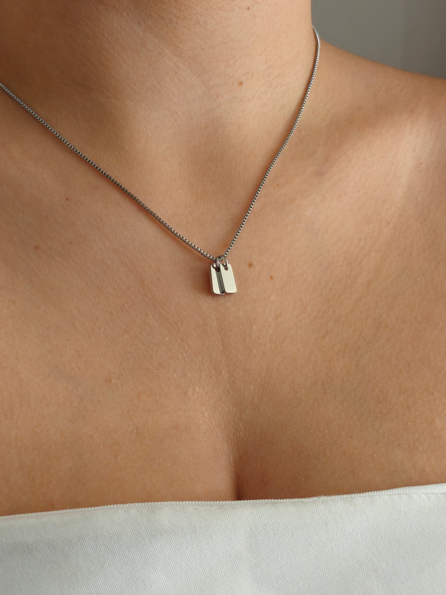 Mini Tag Pendant - Inset